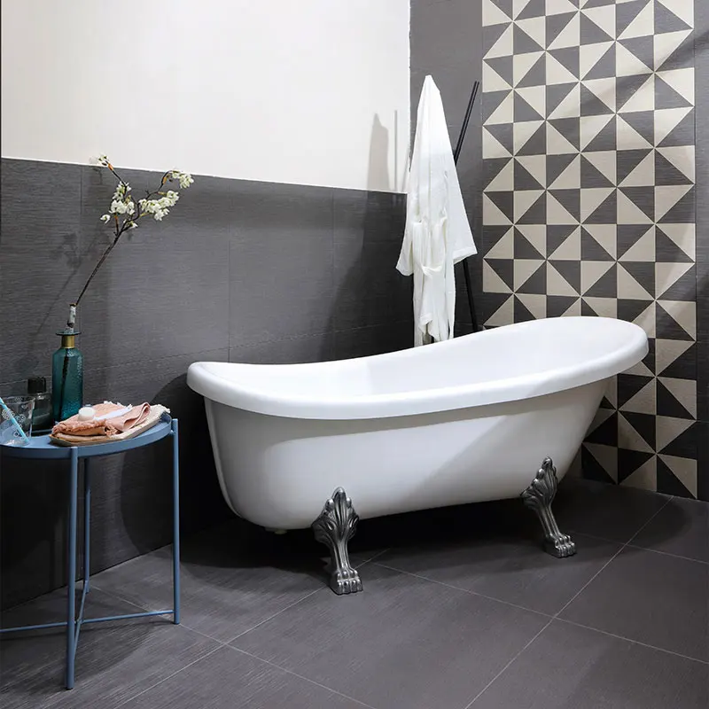 High Quality 3d Silk Look Brushed Texture White and Beige Non-Slip Full Body Porcelain Wall and Floor Tile