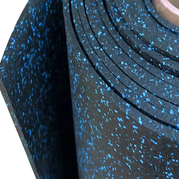 Heavy Duty Rubber Flooring and Rolling Mat Anti-slip Durable EPDM Gym Rubber Rolls