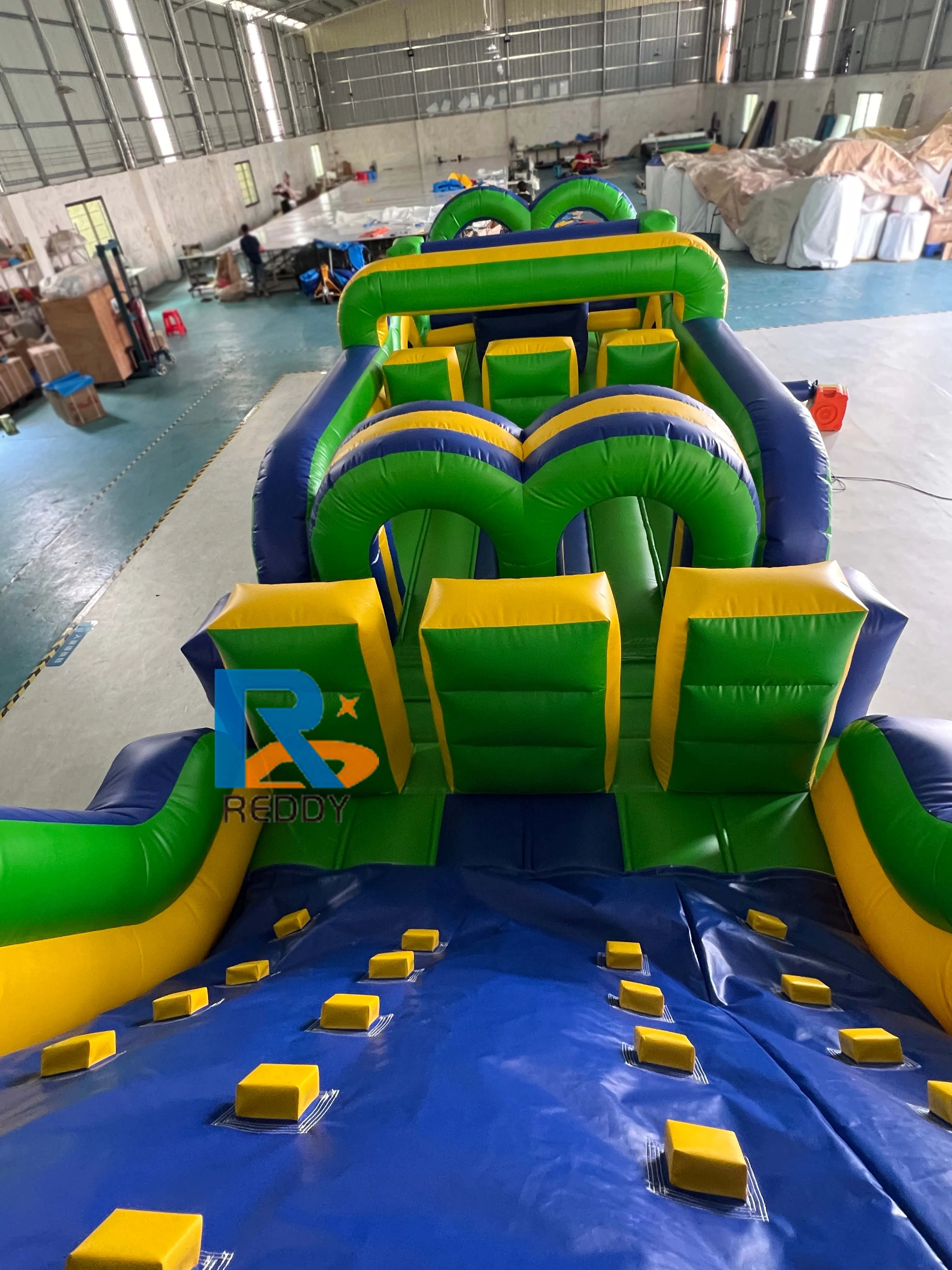 Customized Commercial Inflatable Bouncy Obstacle Course Playground Exciting Fun for All Ages