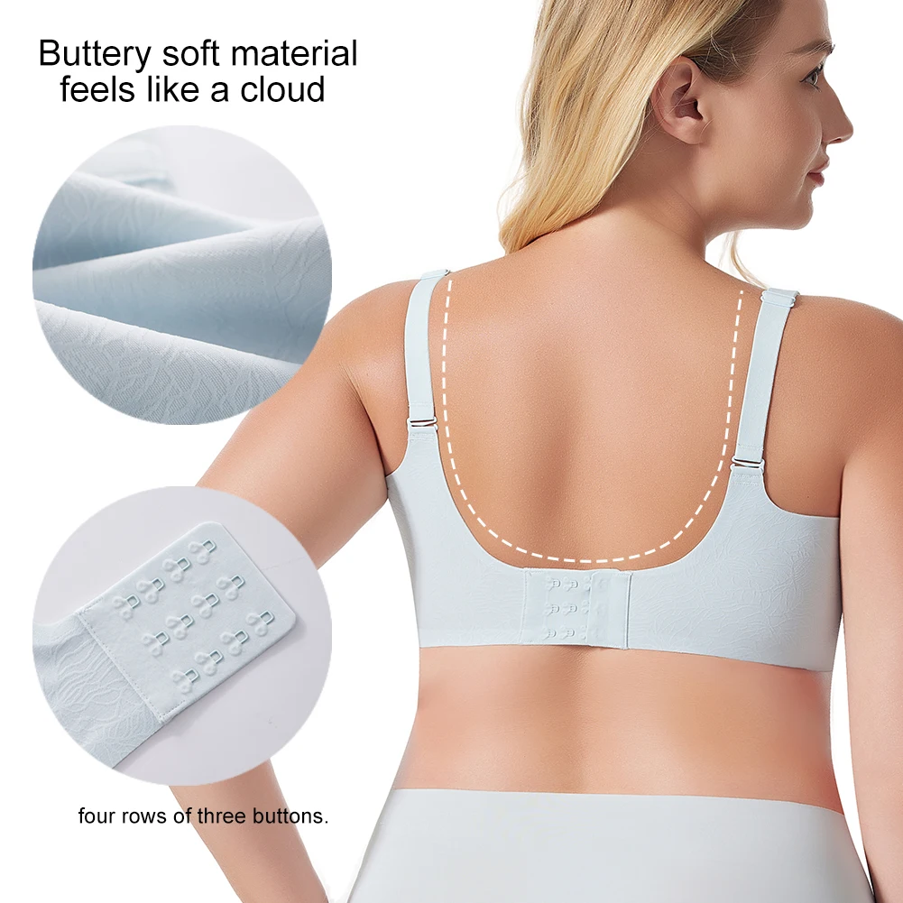 European Plus Size Maternity Care Breastfeeding Women Bra Anti-Pilling Lingerie Stretch Seamless Breathable Adults Underwear Bra