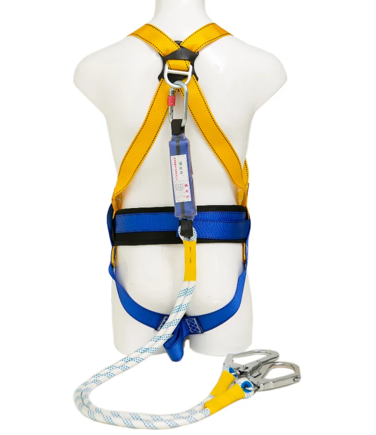 Construction or Building Full Body Safety harness Fall Protection 3 Point Protective Safety Belt