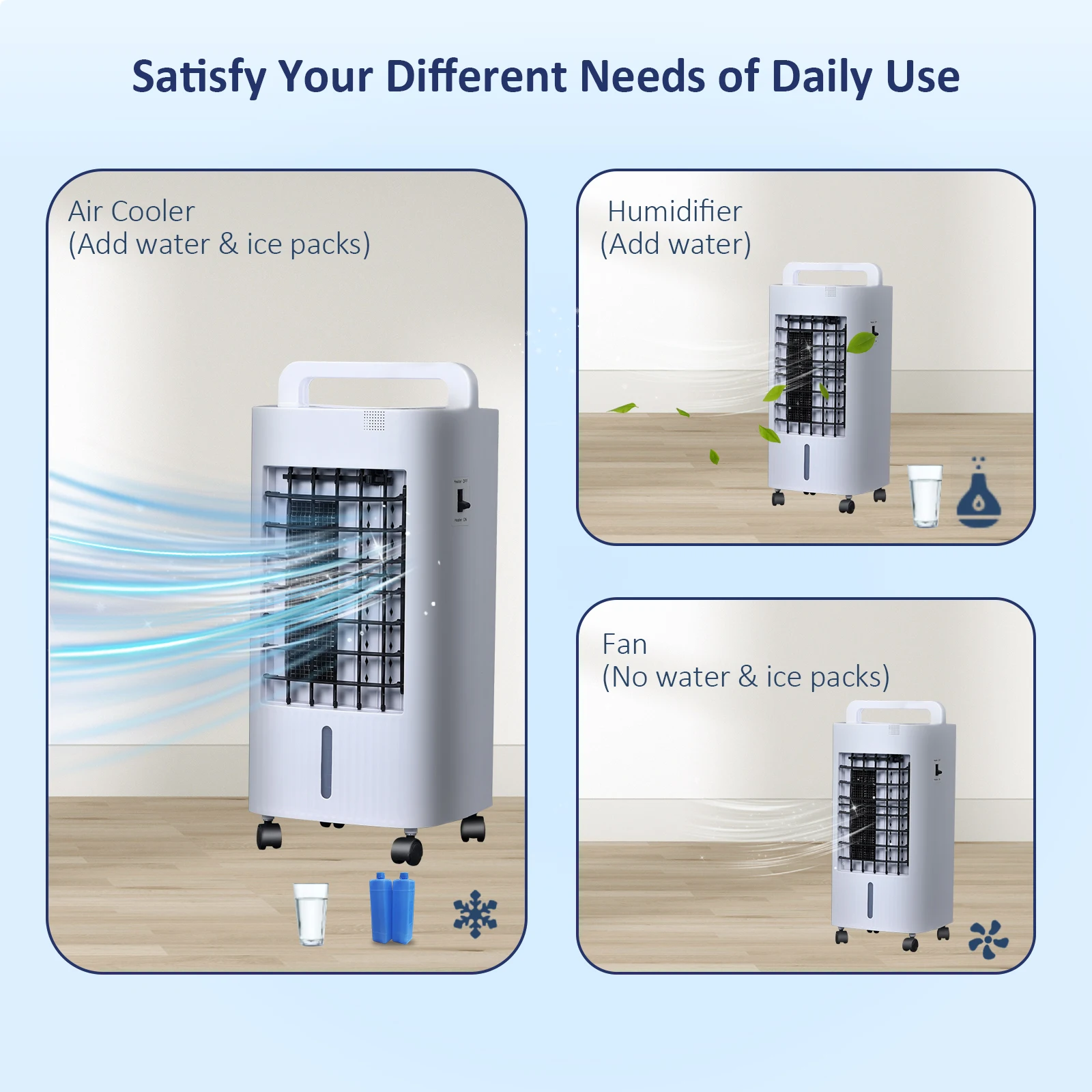 Customized High-Capacity Air Conditioner Portable Indoor And Outdoor Evaporative Air Cooler Home Room Air Cooler