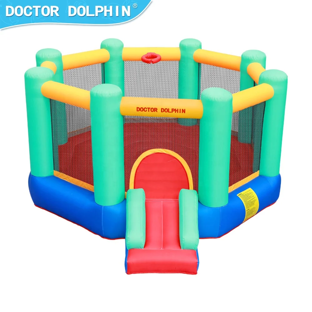 Doctor Dolphin  Customized Wholesale air trampoline inflatable kids standard jumping castle Home used Inflatable Toddle Bouncer