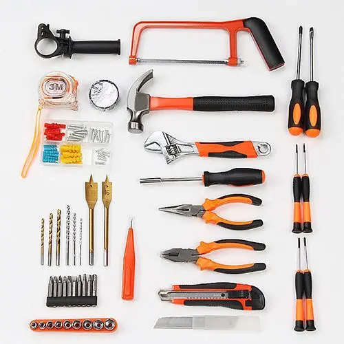 Multi-Functional Car Tools Set Home Repair Power Tool Kit Electric Hand Drill Set Hardware Repair for DIY Use