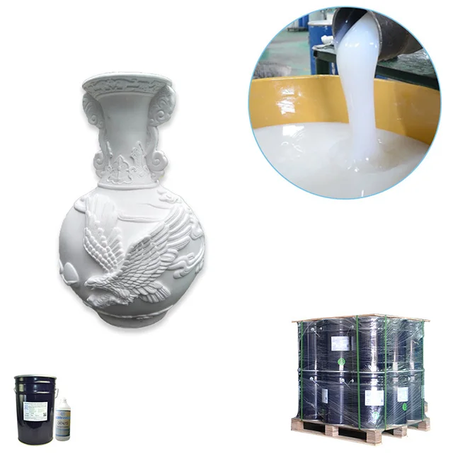 2022 Free sample rtv-2 two part liquid silicone rubber for construction ornament gypsum plaster cornice sculpture stucco mold