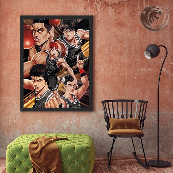 Wholesale Custom 3d manga poster SLAM DUNK  Marvel 3d Hunter x Hunter 3d anime poster 3d poster anime motion lenticular picture