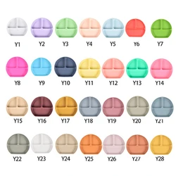 New Feeding Supplies 6PCS Stock Baby Silicone Feeding Set Baby Suction Plate, Bowl, Bib, Sippy Cup Set