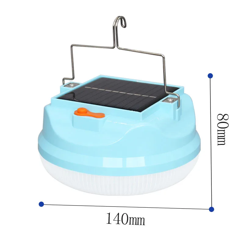 Portable Outdoor Emergency  Bread Shaped LED Camping Lantern USB Rechargeable Tent light with solar power