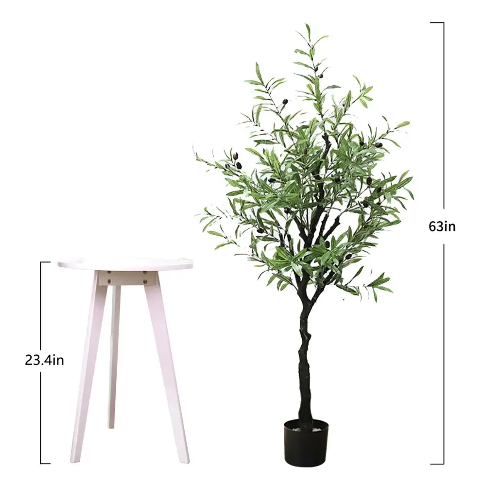 Wholesale 160cm water proof plastic artificial olive tree inside decor plants bonsai