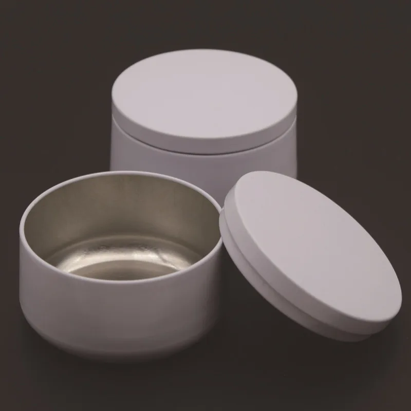 Wholesale 1oz 2oz 4oz 6oz 8oz 12oz Rose Gold Tins Round Decorative Gift Empty Tin Can Jars Aluminum Metal Candle Tins