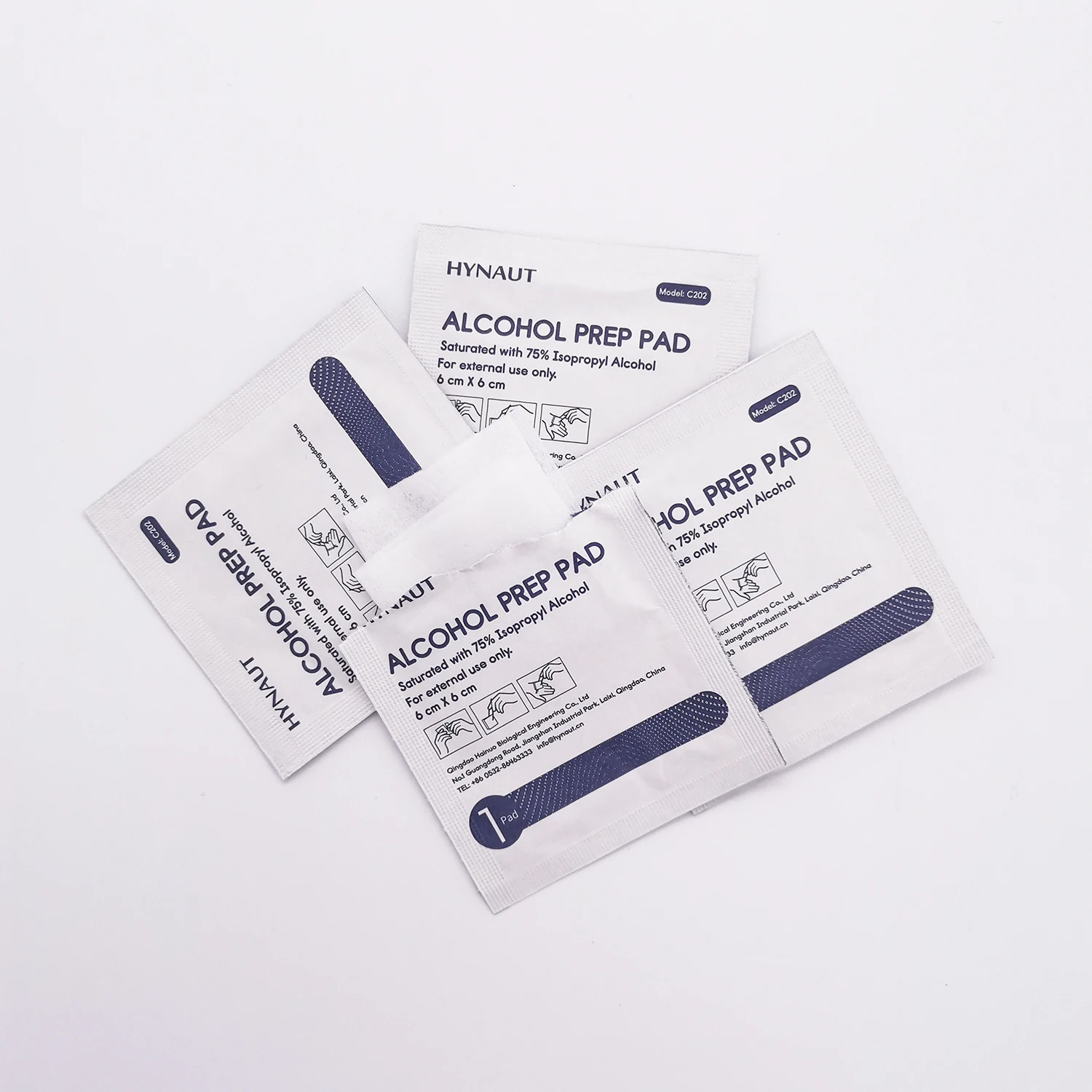 Isopropyl alcohol wipes disposable Alcohol prep pads alcohol swabs with CE ISO13485