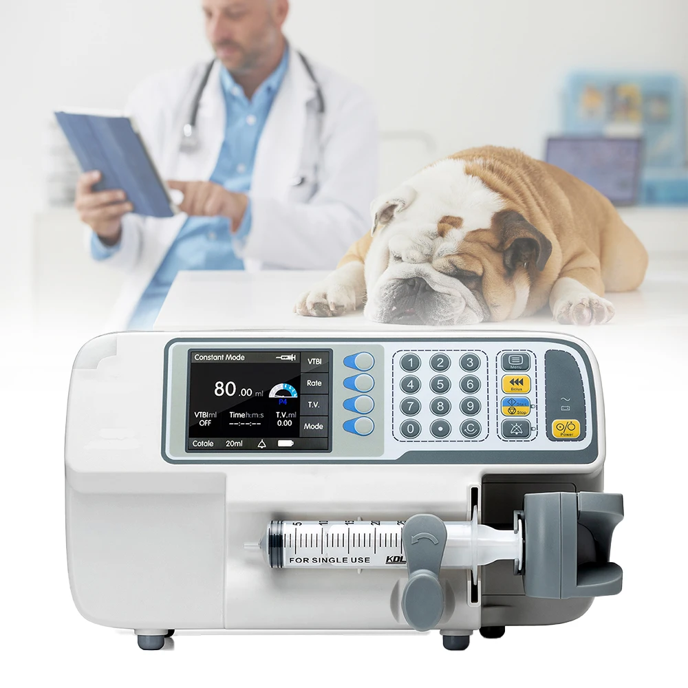 Ветеринарное оборудование портативный медицинский животный объемный ветеринарный инфузионный насос