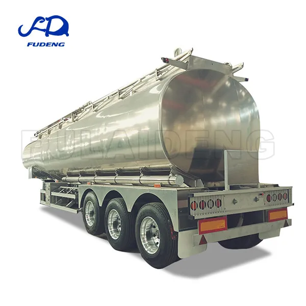 Petrol tank truck trailer  42000L 40000 Litres 45000L fuel tanker truck trailer w 3 axle fuel oil tanker trailer