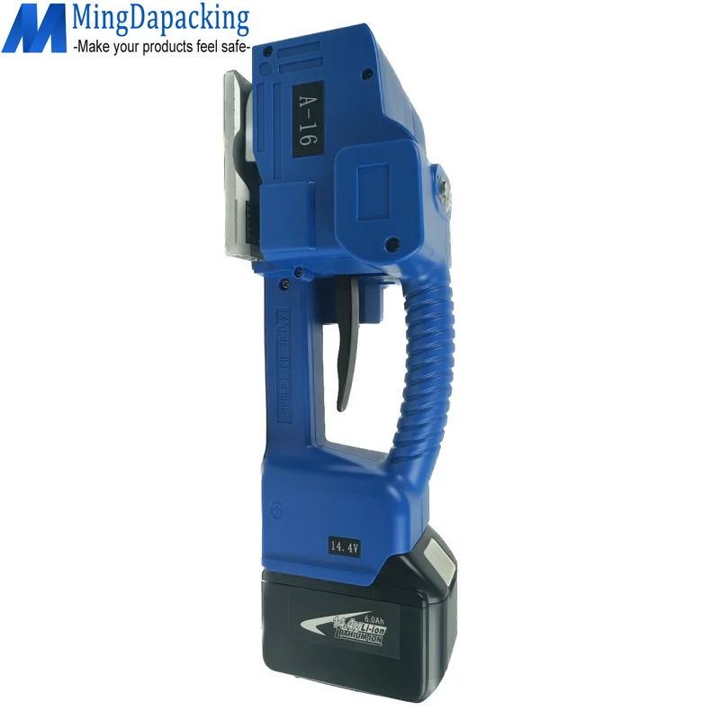Mingdapacking A16 hand held electric strapping machine friction welding automatic
