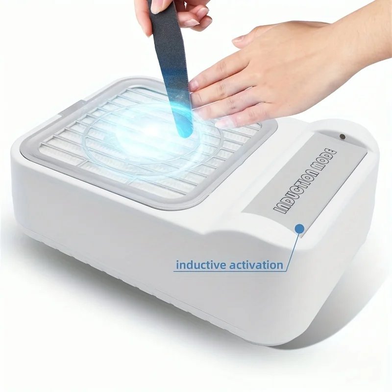 Wholesale Nail Dust Brush Cleaning Collector Professional Nail Dust Extractor Vacuum Cleaner For Nail Salon Manicure Machine