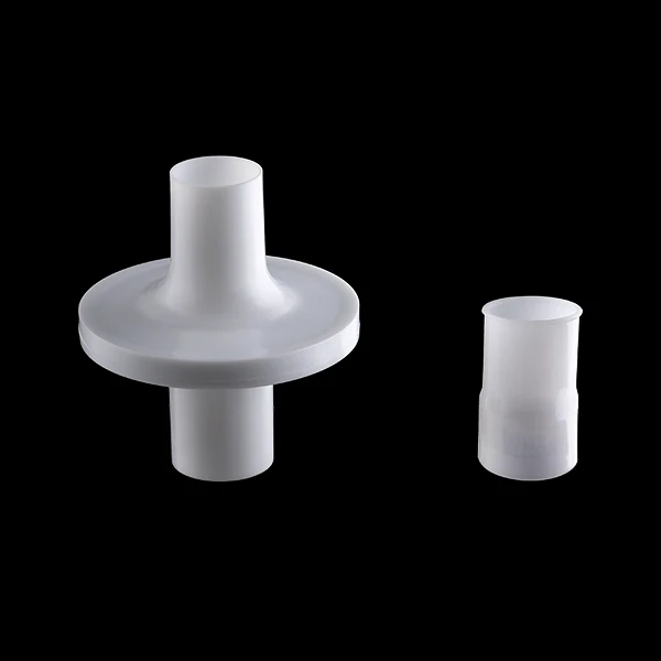Medical disposable bacterial viral spirometry filter with mouthpiece