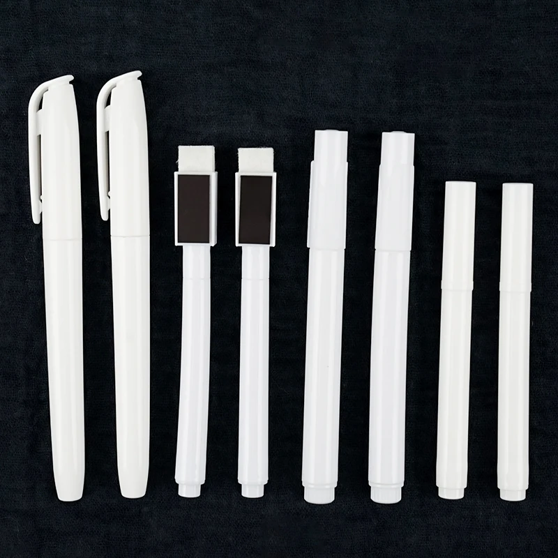 Non Toxic Wet Erase White Liquid Chalk Marker Art Marker Pen Set For Chalkboard Windows Glass