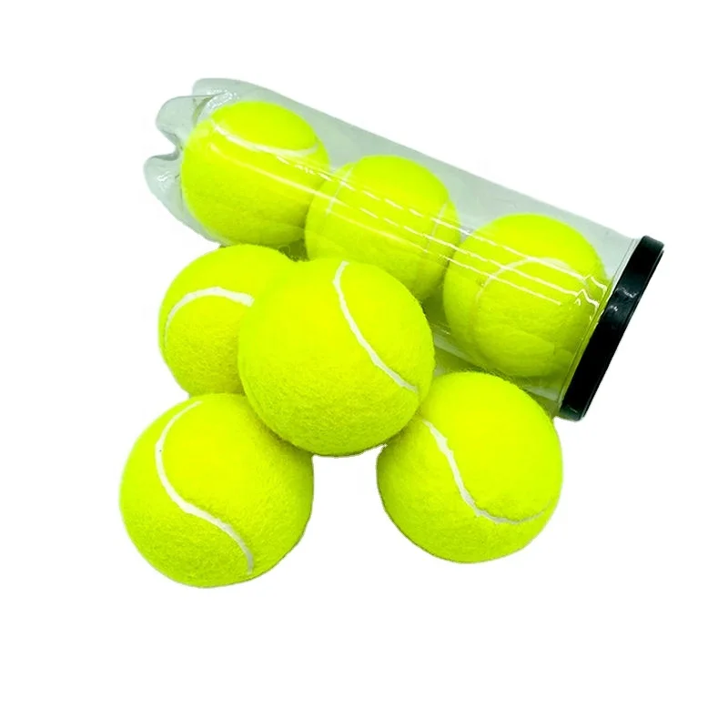 Portable Tournament Quality Padel Tennis Balls Custom Logo Pressurized Wool Rubber Balls Great Control Long-Lasting Durability
