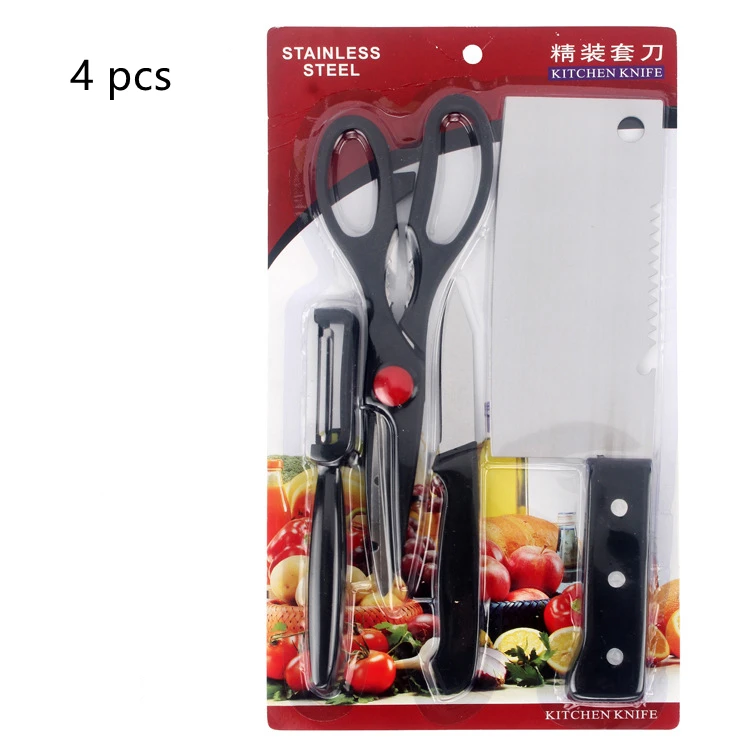 Popular Wholesale Kitchen Knife Set 8-piece Cheap Promotional Gifts Stainless Steel Chef Knife Set