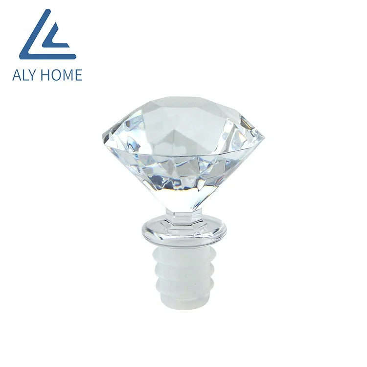 ALY electroplating diamond material metal decorative glass curtain rods finials and accessories