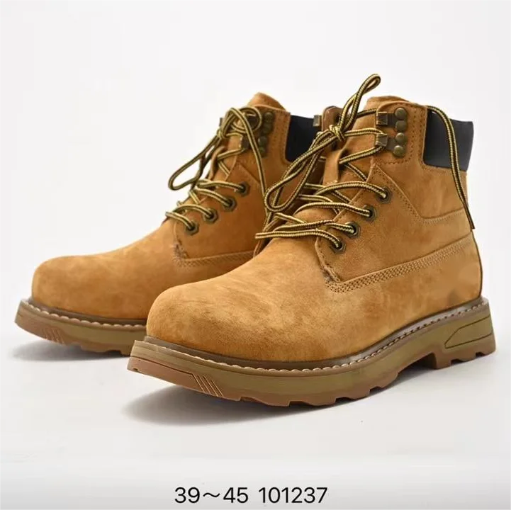 Classic Casual Boots Suede Outdoor Mountain Genuine Leather Men Martin Boots Hiking Boots For Men