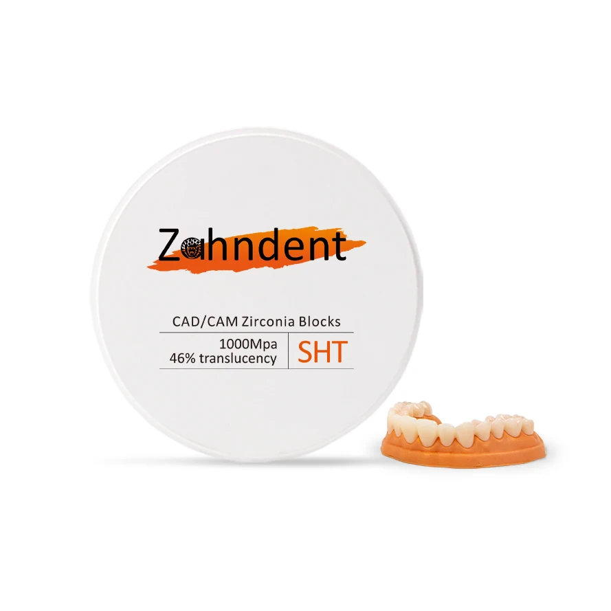 Zahndent factory best price 98 95 92mm SHT dental crown zirconia dental lab material zirconia blocks