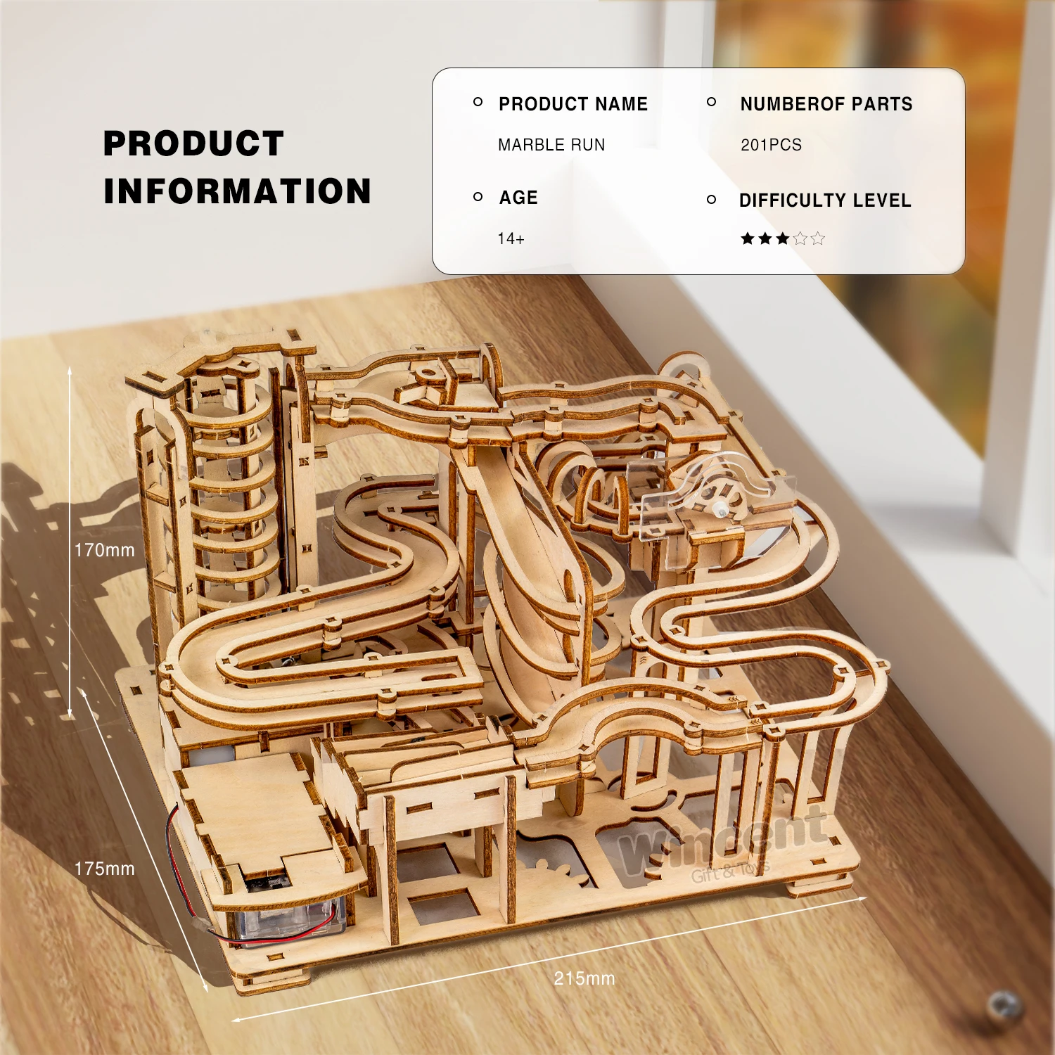 CPC Certificated Toy Stem Wood  Kids Educational Toys Montessori Educ Learning Crafts