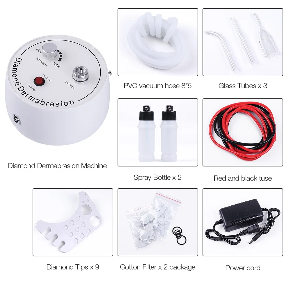 Jasslife 3 in 1 Microdermabrasion Cleaning And Moisturizing Equipment Remove Blackhead Exfoliating Microdermabrasion Machine
