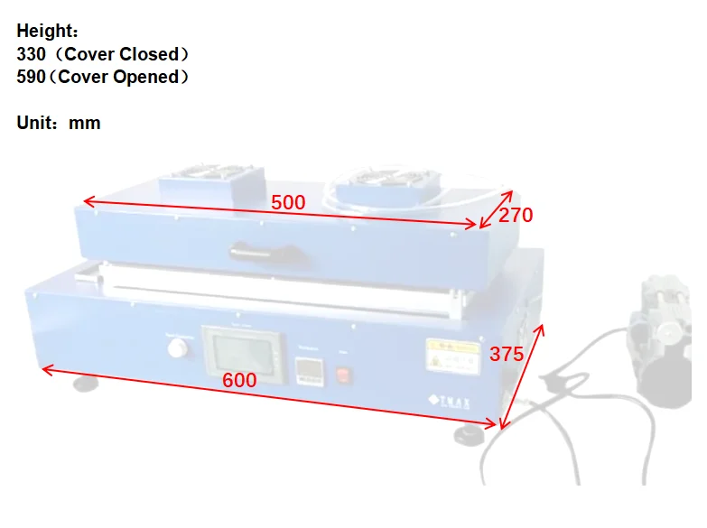 Lab Automatic Compact Tape Casting Coater Coating Machine with Vacuum Chuck for Battery Electrode Coating