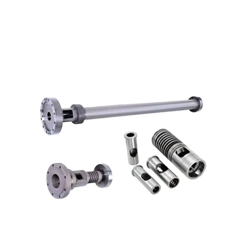 bimetallic single plastic extruder screw barrel for sheet /profile/board