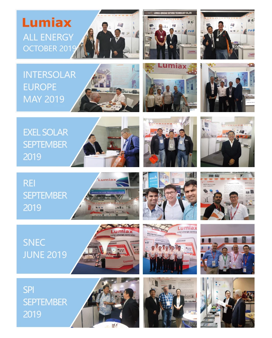 Lumiax 12v 24v 15a  lifepo4 solar charge controller mppt solar regulator