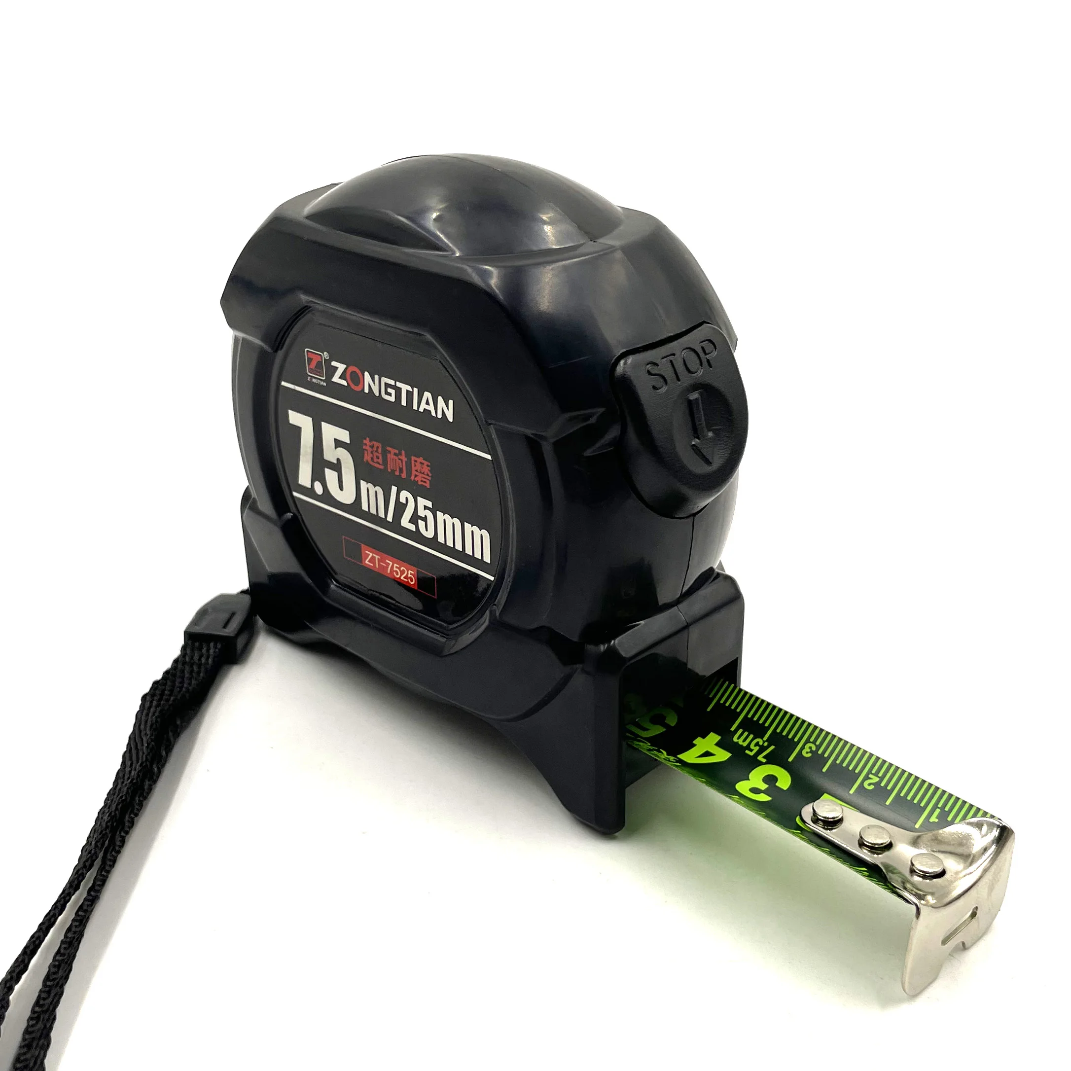 Tape Measure Frosted Steel High Precision Wear-resistant 7.5m Mm Fluorescent Black Gold Guangdong Carbon Steel,abs & Plastic MYJ