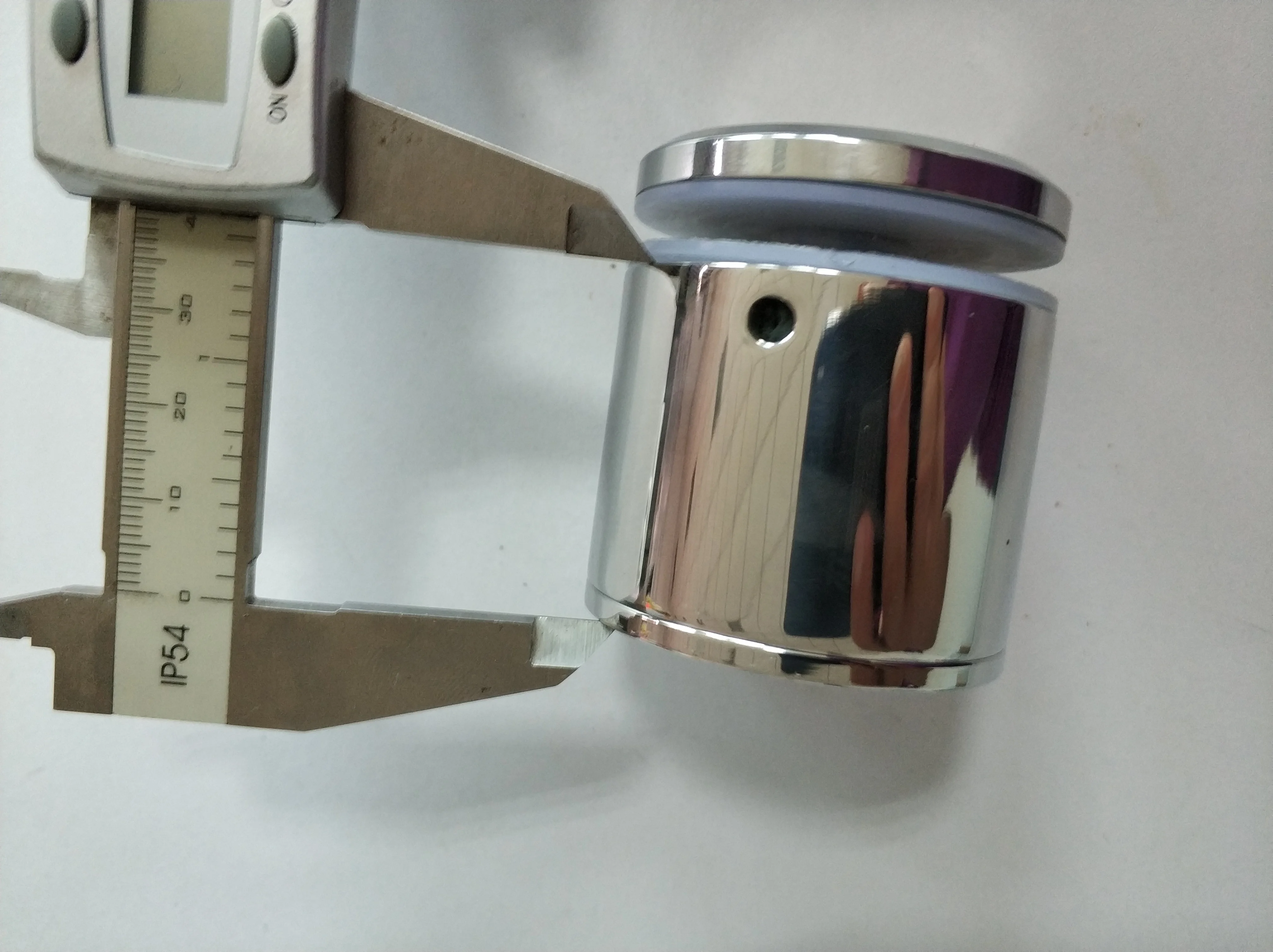 Everstrong stainless steel solid round  glass holder or standoff  for stair railing