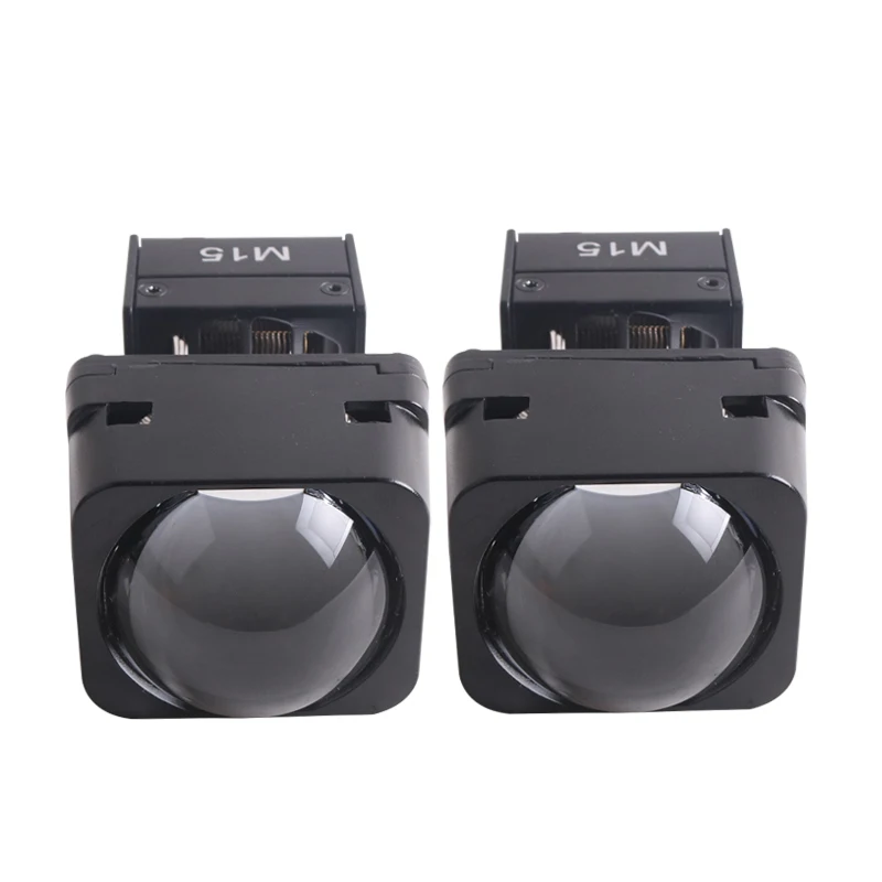 SANVI Super Bright  M15 Headlight Lamp High Low beam Mini 6000K 1.5 inch Matrix LED Module lens LED projector lens