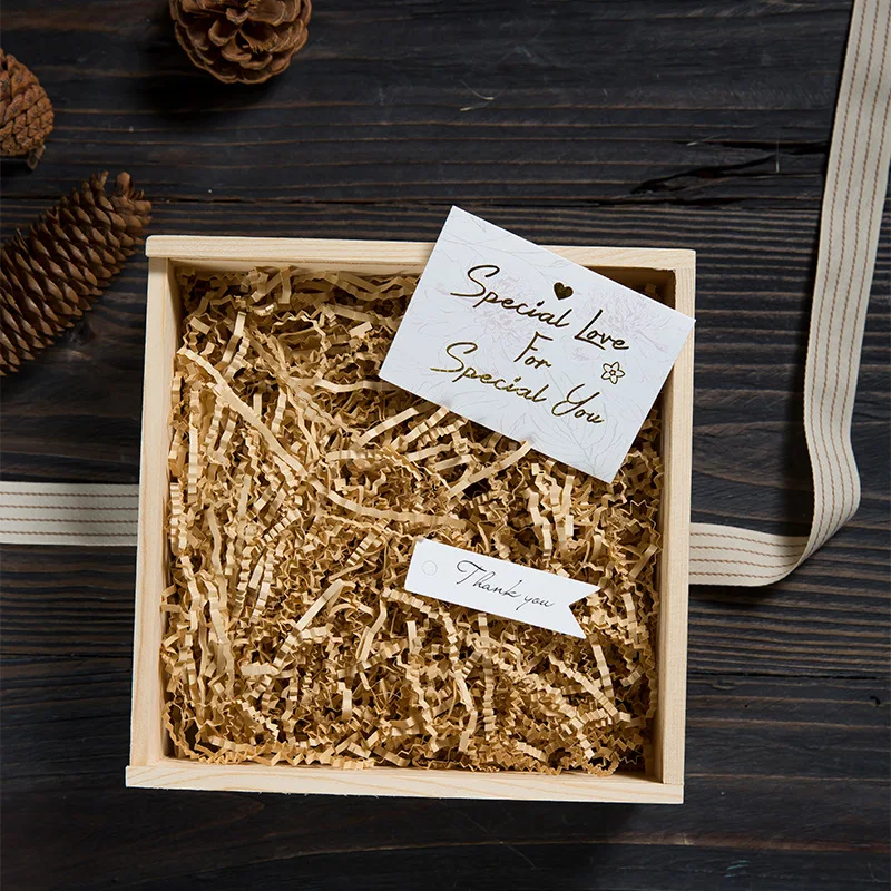 Wholesale Wedding Storage Wooden Box Portable Packing Gift Box Square Wood Customize Birthday Handmade TIMBER Gift Packing