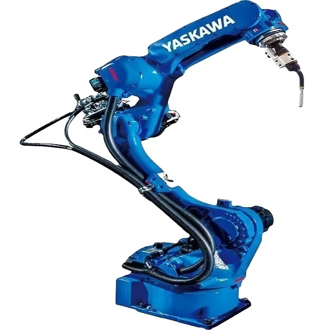 Japan Yaskawa robot automatic auto parts welding line can work 24 hours endless instead of artificial 6-axis manipulator