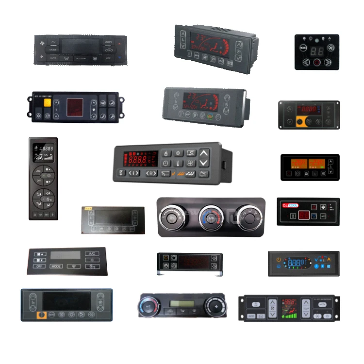 OEM vehicle hvac faceplate a/c heater control panel electric bus climate control