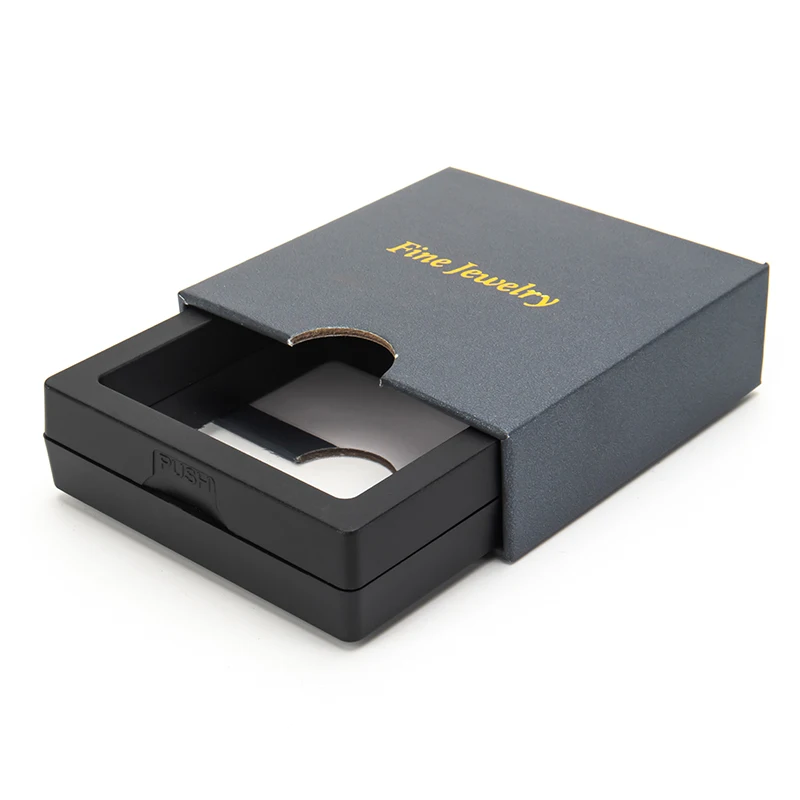 Popular in China profession  wholesale  transparent chain ring jewellery airtight box for necklaces and bracelet