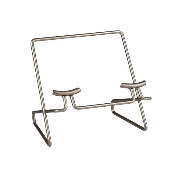 
Tabletop Metal Wire Pipe Organizer Cookbook Recipe Book Stand Adjustable Books Holder 