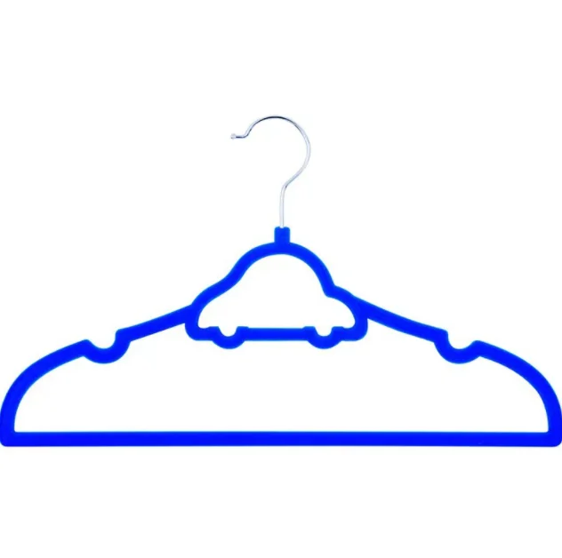 Truck Shape  Children Velvet Strong Durable 360 Degree Swivel Hook Suit Clothes Hanger Velvet Non Slip Hangers For Cloths Velvet