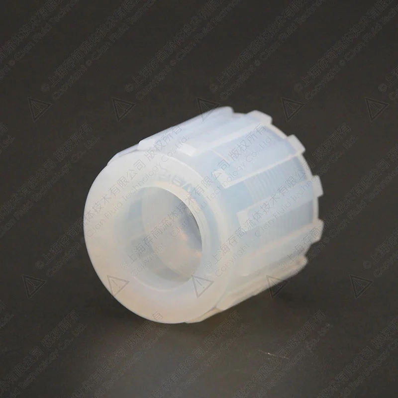 PFA Union Flange Adaptor, PFA/PVDF flare tube fittings for high-purity semiconductor industry