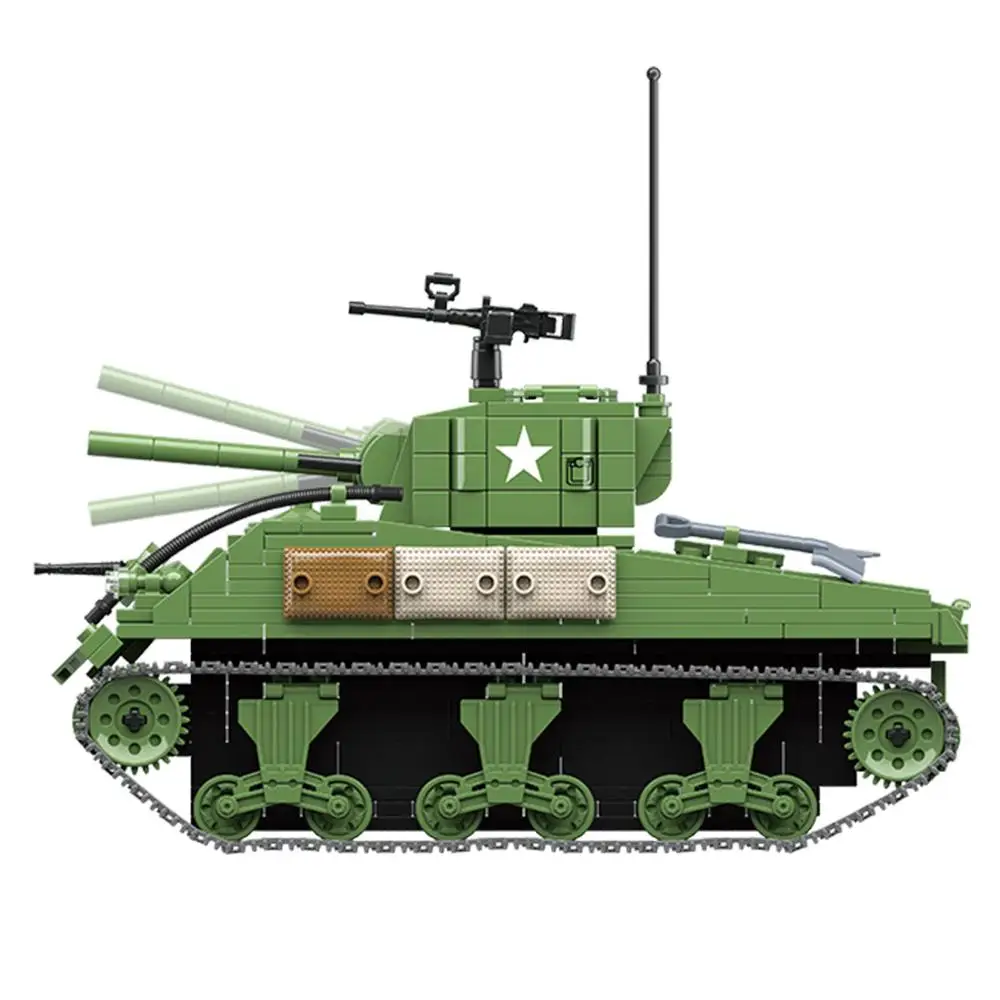Boys toys tank military building block toys kids educational toys 726Pcs military tank for sale