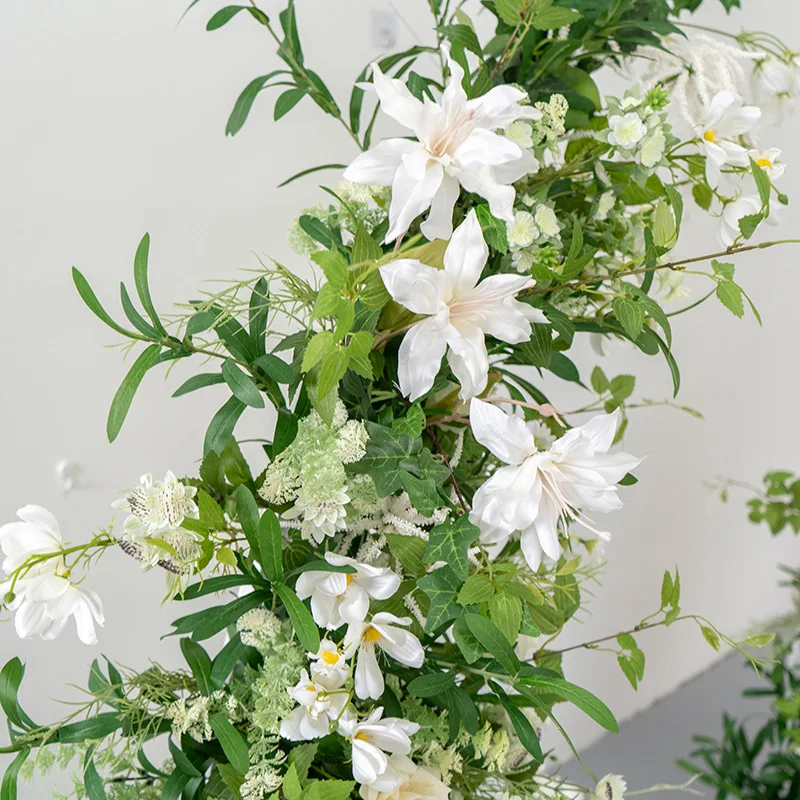 New Arrival Artificial Flowers Arch Stand Greenery Arch Wedding Arch