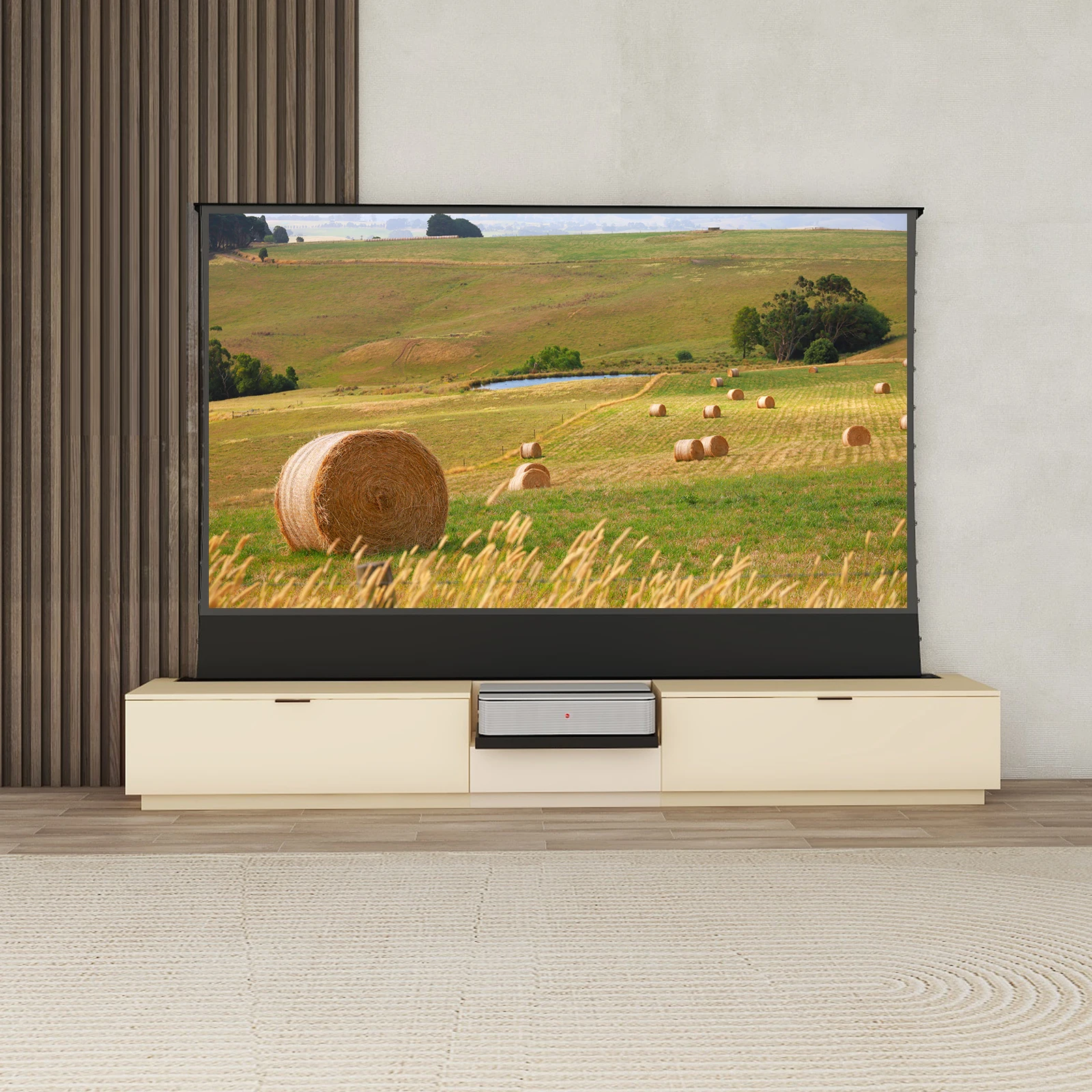 VIVIDSTORM Motorised Laser TV Cabinet Berlin -Leica Cine 1 Edition for Ultra short projector lift cabinet