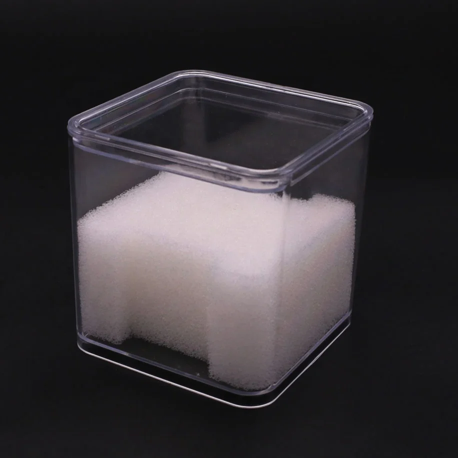 Watch Boxes & Cases Travel Jewelry Watch Box Transparent Mechanical Quartz Custom Logo Square Plastic Customized Logo PS 100 Pcs