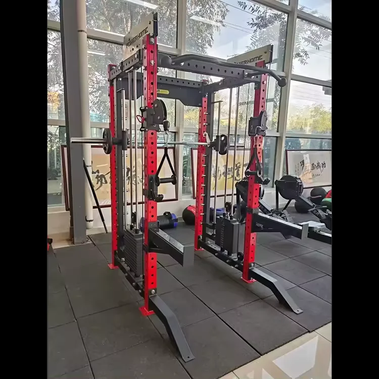 Top Seller Bodybuilding Household Gym indoor Fitness Equipment Multifunctional Smith Machine