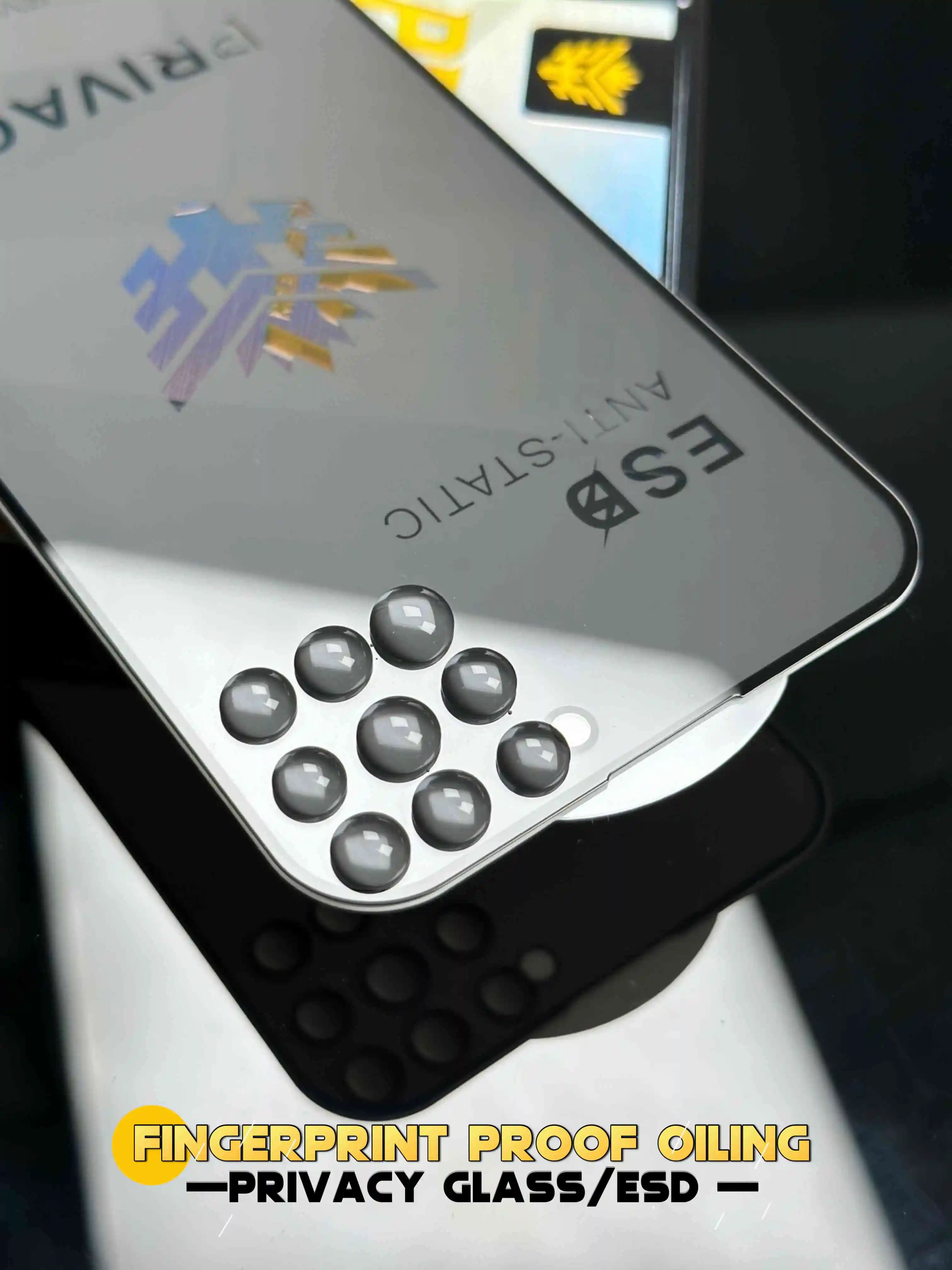 Popular mobile phone tempered film anti spy privacy screen protector for huawei for xiaomi for oppo