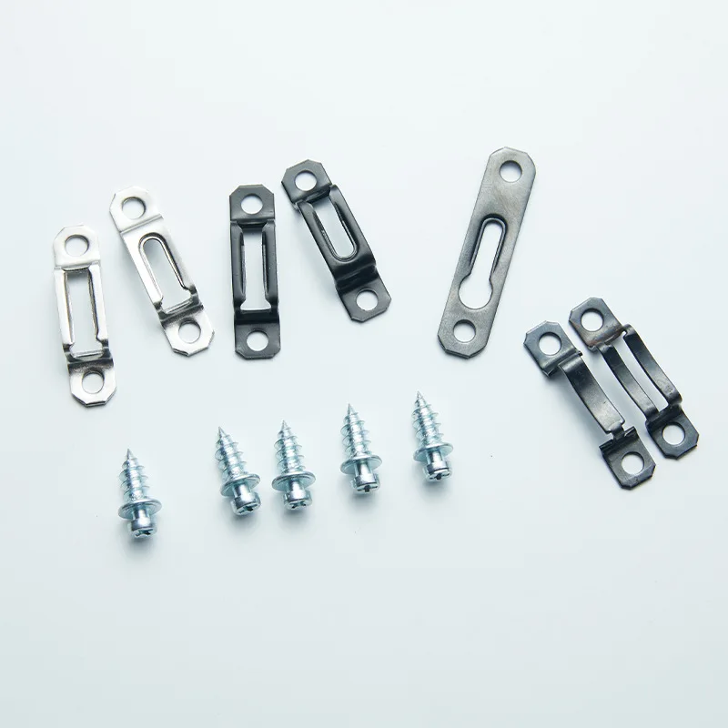 High quality silver and black invisible furniture connectors stainless steel slide fastener closet concealed fastener