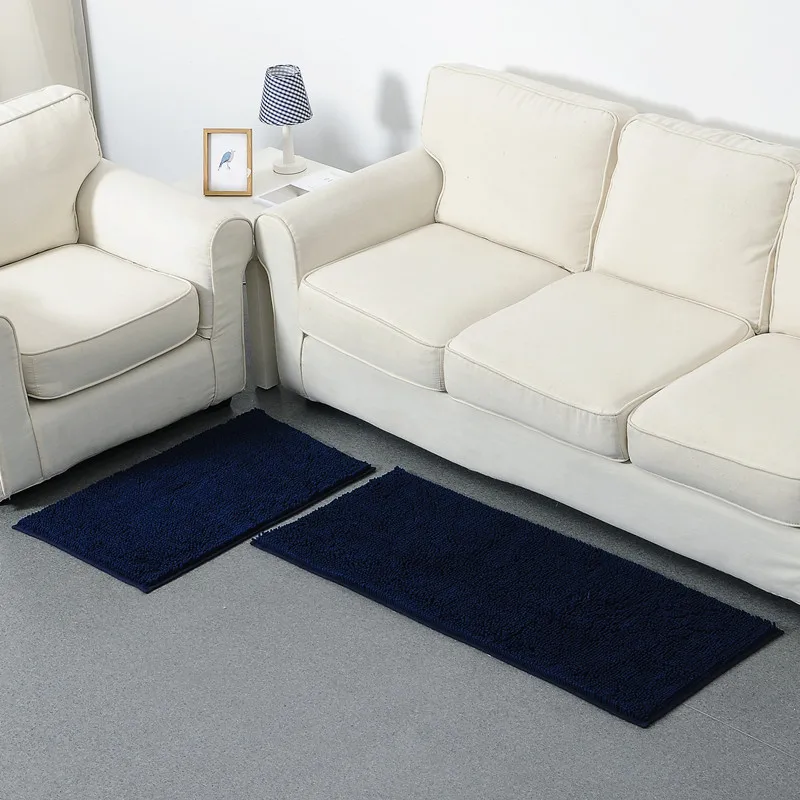 Factory direct Fluffy 2 Piece Set Area Anti Fatigue 100% Polyester Kitchen Carpet