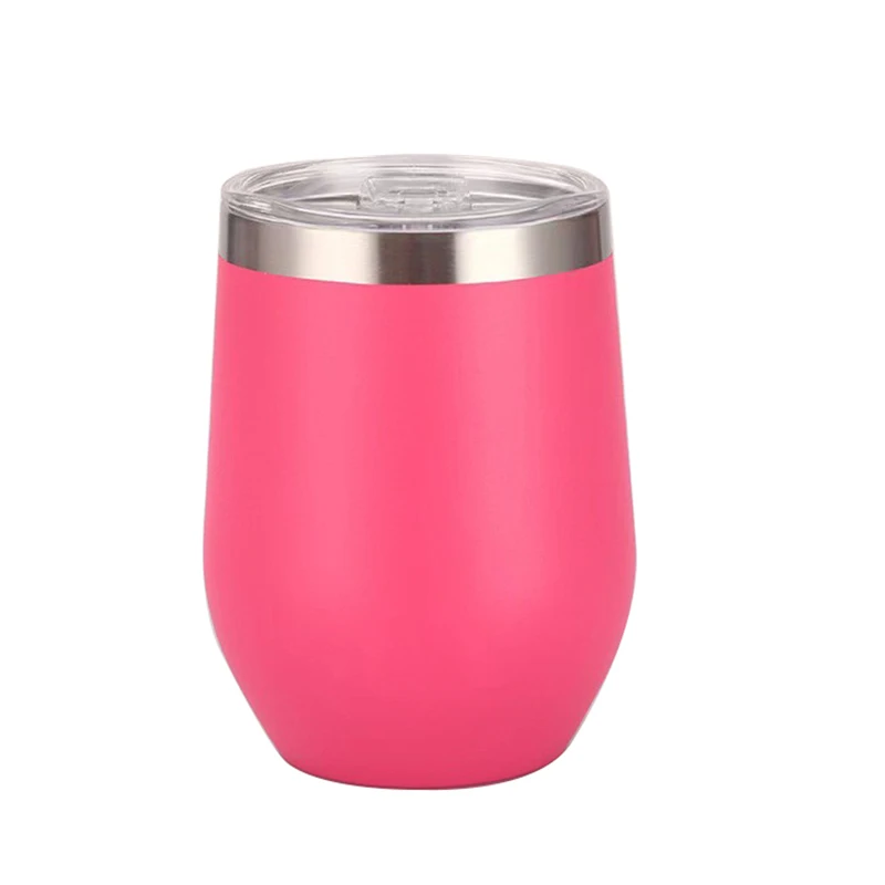Hot Style Eco-Friendly Egg Shape Double Wall Stainless Steel Vacuum Insulated Wine Mug Tumbler Cup